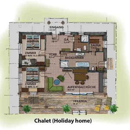 Hébergement de vacances Dobringers Chalet-dorf Waroes